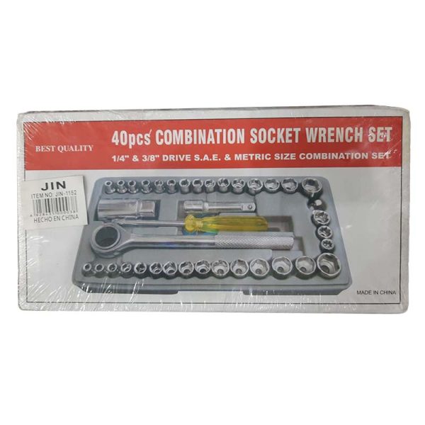 40 pcs Socket Wrench Set