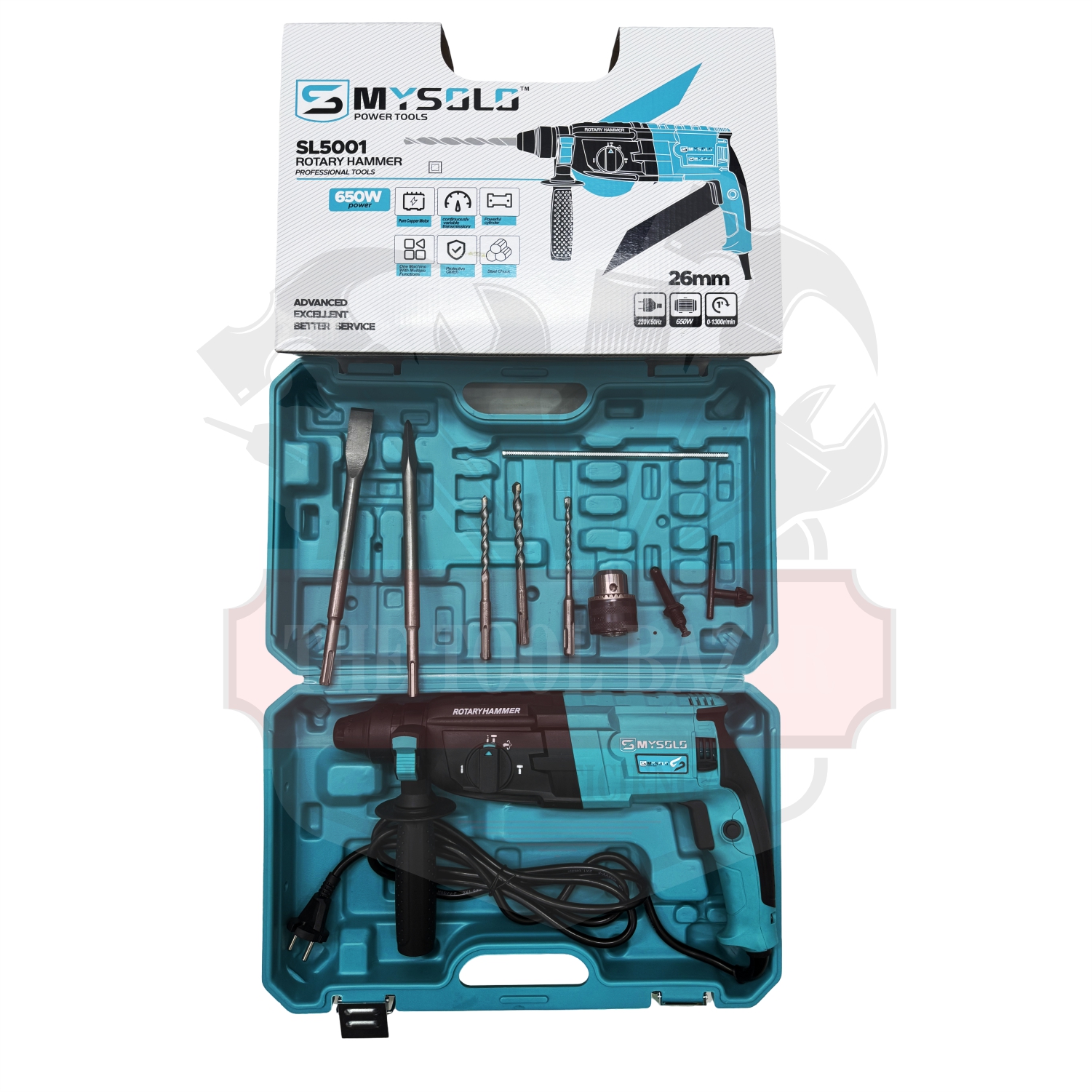 MYSOLO SL5001 Rotary Hammer 26mm
